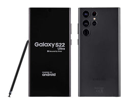 Samsung Galaxy S22 Ultra - Smartphone - 6.8" Dual SIM 5G 12 GB 256 GB - Bordeaux Zwart (Remade)