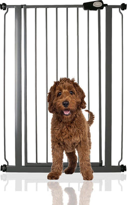 Bettacare Child en Petgate - Veiligheidshekje - Klembevestiging 75cm - 83cm - Hoog 104cm - Grijs