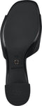 Tamaris dames muiltjes - Blokhak 5 cm - Imitatieleer - Zwart