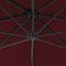 vidaXL - Zweefparasol - met - stalen - paal - 250x250 - cm - azuurblauw