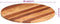 vidaXL - Tafelblad - rond - 25-27 - mm - 80 - cm - massief - acaciahout
