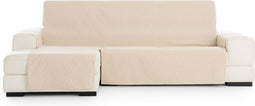Hoes voor chaise longue met korte armleuning links Eysa AQUA Oker 100 x 110 x 240 cm