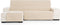 Hoes voor chaise longue met korte armleuning links Eysa AQUA Oker 100 x 110 x 240 cm