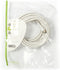 Nedis Coaxkabel - Coax Male naar Coax Female - 90 dB - 75 Ohm - 5.00 m - Wit