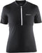 Craft Velo - Wielrenshirt - Bodymapped met ventilatie - zwart (XS)
