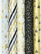 TOUCH OF GOLD 2 - Cadeaupapier - Kerstpapier 200 x 70 cm - 5 rollen (5 stuks)