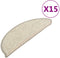 vidaXL - Trapmatten - zelfklevend - 15 - st - 65x21x4 - cm - zilverkleurig