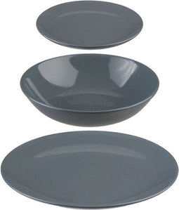 Serviesset Secret de Gourmet Keramisch Grijs (18 Onderdelen)