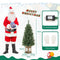 Coast Kunstkerstboom - 120 cm - 116 Takken - 100 LED Verlichting - Groen/Goud
