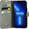 Mobiparts iPhone 13 Pro - Classic Wallet Case - Ruimte voor pasjes - Granite Grey