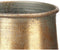 Vaas Gouden Metaal 21 x 44 x 21 cm (4 Stuks) Met reliëf