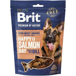 Snack voor honden Brit Zalm 180 g
