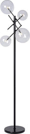 Atmooz - Vloerlamp Mucho - Staande Lamp - Stalamp - Voor binnen - Woonkamer - Zwart - Hoogte = 190cm - Metaal