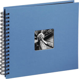 Hama Spiraalalbum "Fine Art", 28 x 24 cm, 50 zwarte pagina's, azuur