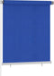 vidaXL - Rolgordijn - voor - buiten - 120x140 - cm - HDPE - blauw