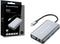 Conceptronic DONN21G - Dockingstation - 3x USB 3.2 Gen1 1x USB-C 1x Ethernet 100Mbps 1x VGA - Grijs