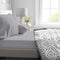 Hoeslaken - HOME LINGE PASSION - HP71773 - 180 x 200 cm + Muts 30 cm - Microvezel - 82 g - Lichtgrijs