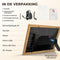 Merkloos Digitale Fotolijst - 10.1 inch - 32GB - Touchscreen - Wifi en Frameo App - Bruin
