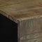 vidaXL - Nachtkastje - 50x33x60 - cm - massief - mangohout - lichtgrijs