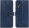 imoshion Hoesje Geschikt voor Samsung Galaxy Xcover 5 Hoesje Met Pasjeshouder - imoshion Luxe Bookcase - Donkerblauw