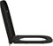 vidaXL - Snelle - Beugel - Toiletbril - met - Soft - Close - in - Duroplast - - - Zwart
