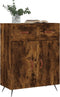 vidaXL - Dressoir - 69,5x34x90 - cm - bewerkt - hout - gerookt - eikenkleurig