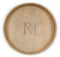 Riviera Maison Dienblad Rond Naturel - Anglès Houten Plateau met Handvaten - Mangohout (ØxH) 50x7.5