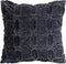 PTMD Nasim Dark Grey Cotton Cusion Pattern Square S