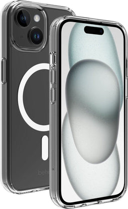 BeHello iPhone 15 - MagSafe Hoesje - Dun en licht - Transparant