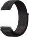 Nylon Smartwatch bandje - Geschikt voor Garmin Vivoactive 4s nylon band - 40mm - zwart - Strap-it Horlogeband / Polsband / Armband