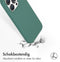 Accezz iPhone 15 Pro - Liquid Silicone Backcover - MagSafe - Donkergroen