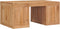 vidaXL - Salontafel - 90x50x40 - cm - massief - teakhout