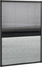 vidaXL - Raamhor - plissé - met - verduistering - 80x120 - cm - aluminium