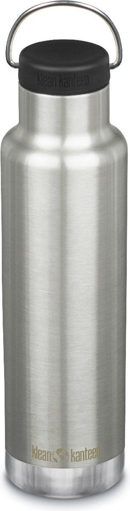 Klean Kanteen - RVS Thermosfles Classic 592ml (w/Loop Cap) brushed stainless - drinkfles voor warme en koude dranken.