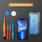 Scherm voor iPhone 13 Pro LCD 6,1 inch (6,1 inch), FHD touchscreen, touchscreen, digitizer, frame, m
