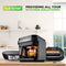 Nutrichef Airfryer 5,5 L - 8-in-1 Kookmodi - Zwart