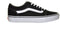 VANS MN Ward - Lage sneakers - Suède Canvas - black/whit