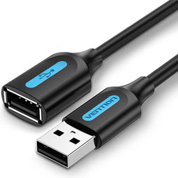 Vention CBIBI USB-kabel USB 2.0 3 m USB A Zwart