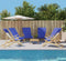 vidaXL - Strandhanddoeken - 6 - st - 400 - g/m² - 60x135 - cm - stof - koningsblauw