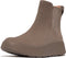 Fitflop F-mode - Flatform Chelsea Laarzen - Suède met stretchpanelen - Bruin (EU 40)