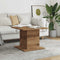 vidaXL - Salontafel - 55,5x55,5x40 - cm - bewerkt - hout - artisanaal - eikenkleur