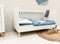 Bopita Fenna Bedbank - 70x140 cm. - Wit/Naturel