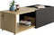 FMD - Salontafel - verlengbaar - Artisan - eikenkleurig - en - zwart
