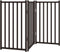vidaXL - Hondenhek - inklapbaar - 3 - panelen - 150 - cm - massief - vurenhout - zwart