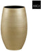 Mica Decorations Bloempot Porto - 31x31x50 cm - Terracotta - Goud,Metallic