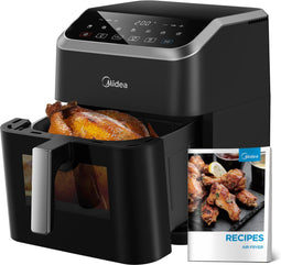 Midea Air Fryer MF-CY70K - Hete lucht friteuse - 7L Capaciteit - HeatXpress Technologie - 90% Minder Olie - 7 Voorinstellingen - Zwart