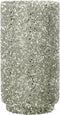 J-Line windlicht Glitter - glas - zilver - large