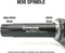 Praxis M30-t47 Trapasbeker Met Interne Lagers Zwart 83 mm