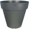 RIVIERA LOFT ronde bloembak - Kunststof - Diameter 30 cm - Grijs