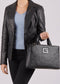 GUESS Janay Status Satchel - Handtas met portemonneetje - Zwart